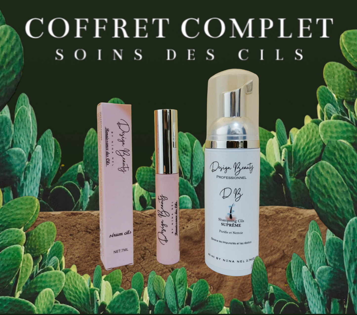 Offre DUO : Shampoing Cils SUPRÊME + sérum de croissance Renaissance des cils